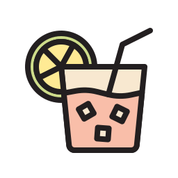 Lemon tea icon