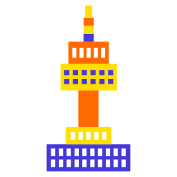 torre de seúl icono