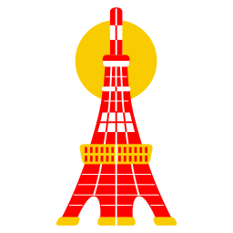 wieża tokyo ikona