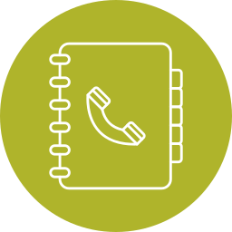 Phone book icon