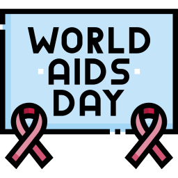 Światowy dzień aids ikona
