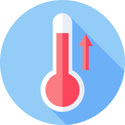 Высокая температура иконка