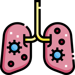 poumons infectés Icône