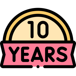 10 anni icona