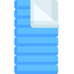 bolsa de dormir icono