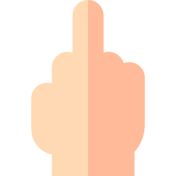 Middle finger icon