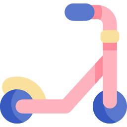 Kick scooter icon