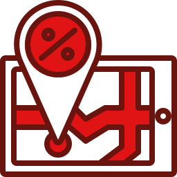 localização no mapa Ícone