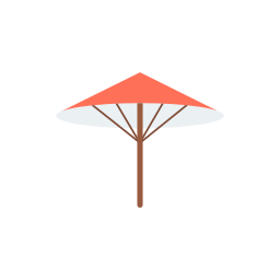 japoński parasol ikona