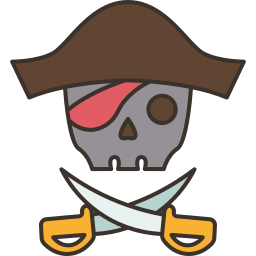 piraterij icoon