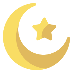 Crescent moon icon