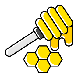 Honey dipper icon