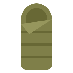 Sleeping bag icon