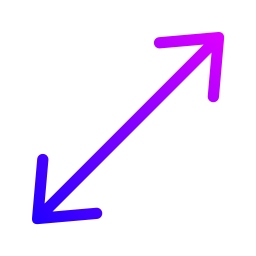 Diagonal arrow icon