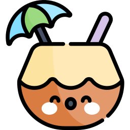 Coconut drink icon