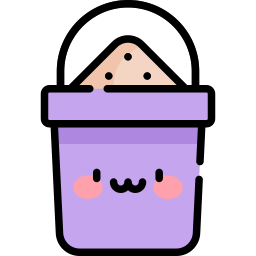 Sand bucket icon