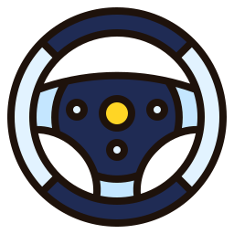 Steering wheel icon