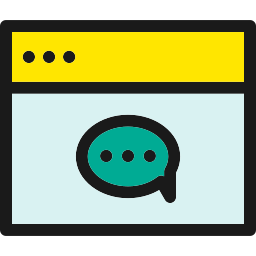 Web chat icon