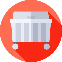 Trash bin icon