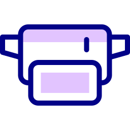 bolsa de cinturón icono