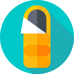 Sleeping bag icon