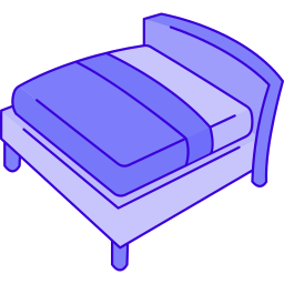 cama matrimonial icono