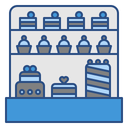 Cake shop icon