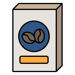producción de café icono