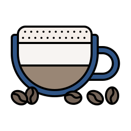 café latté icono