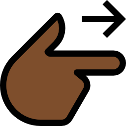 Pointing right icon