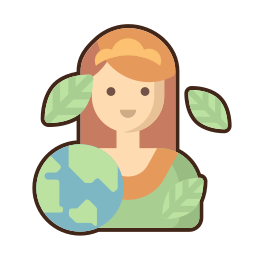 Mother earth icon