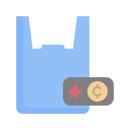 Plastic bag icon