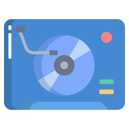 Vinyl player icon