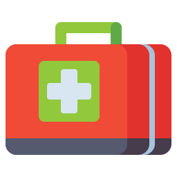 First aid kit icon