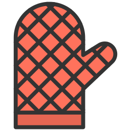 rękawice z jednym palcem ikona