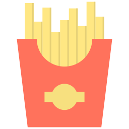 batatas fritas Ícone