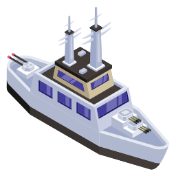 okręt wojenny ikona