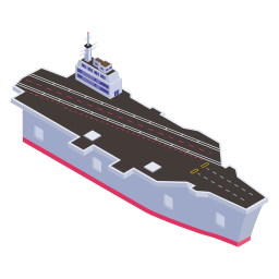 navio de guerra Ícone