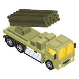 Military truck icon