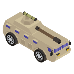 camión militar icono