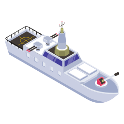 okręt wojenny ikona