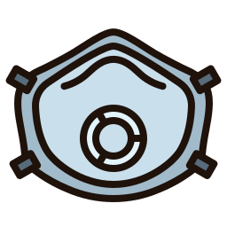 Respirator mask icon