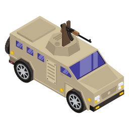 jeep wojskowy ikona