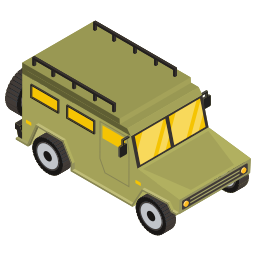 jeep militaire Icône