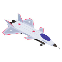 Fighter jet icon