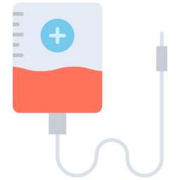 Blood transfusion icon