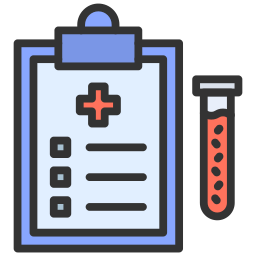 Medical test icon