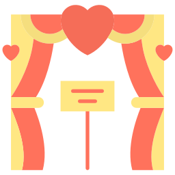 Wedding arch icon