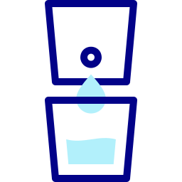 reloj de agua icono