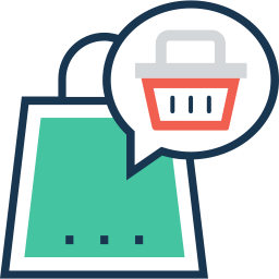 Shopping bag icon